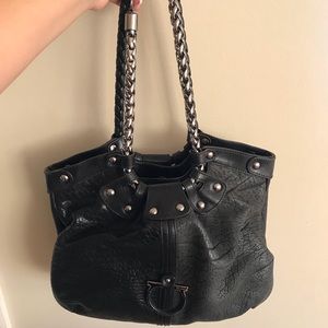 AUTHENTIC Ferragamo black purse